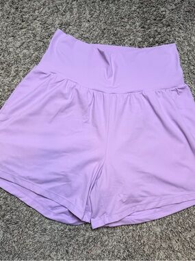 Halara Women's High-Waist Lavender Active Shorts Size M